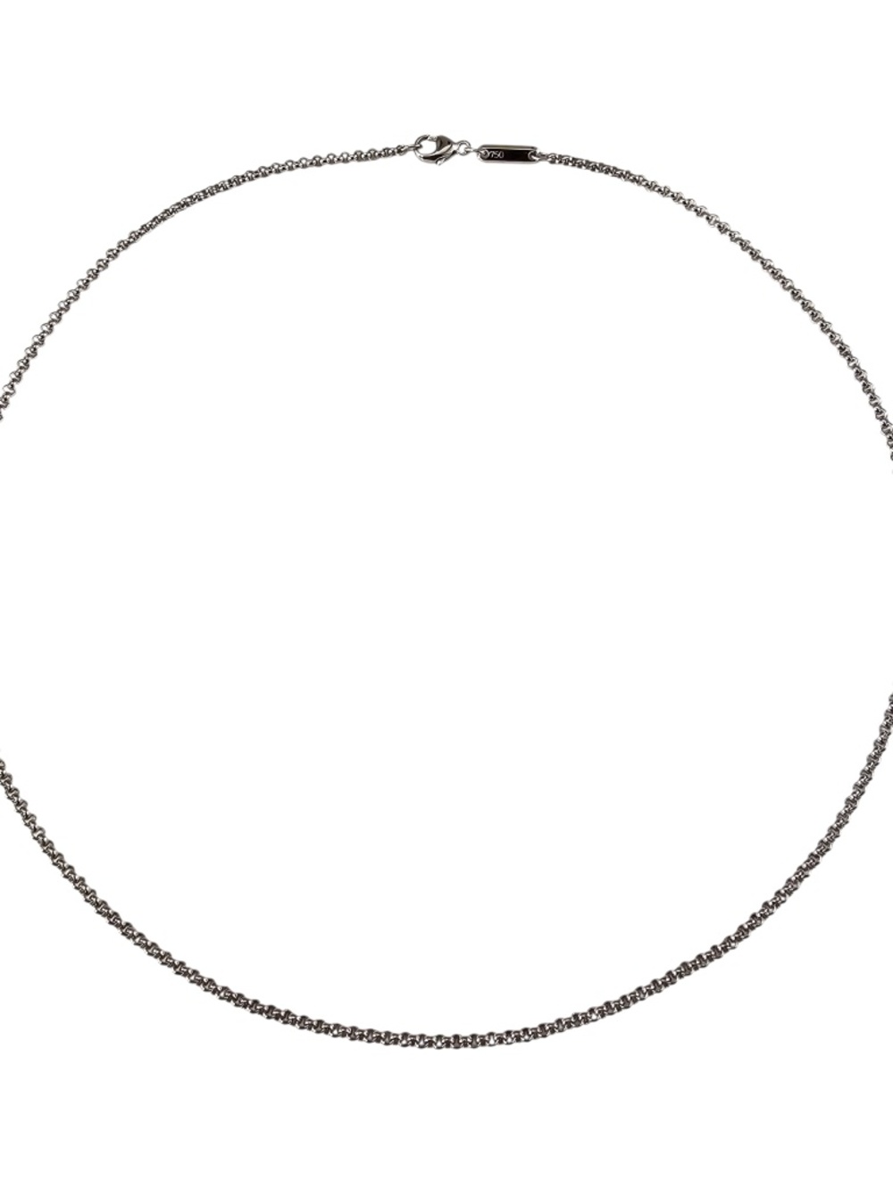 Chopard 18K White Gold Cable Chain Necklace #24786